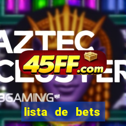 lista de bets legalizadas no brasil